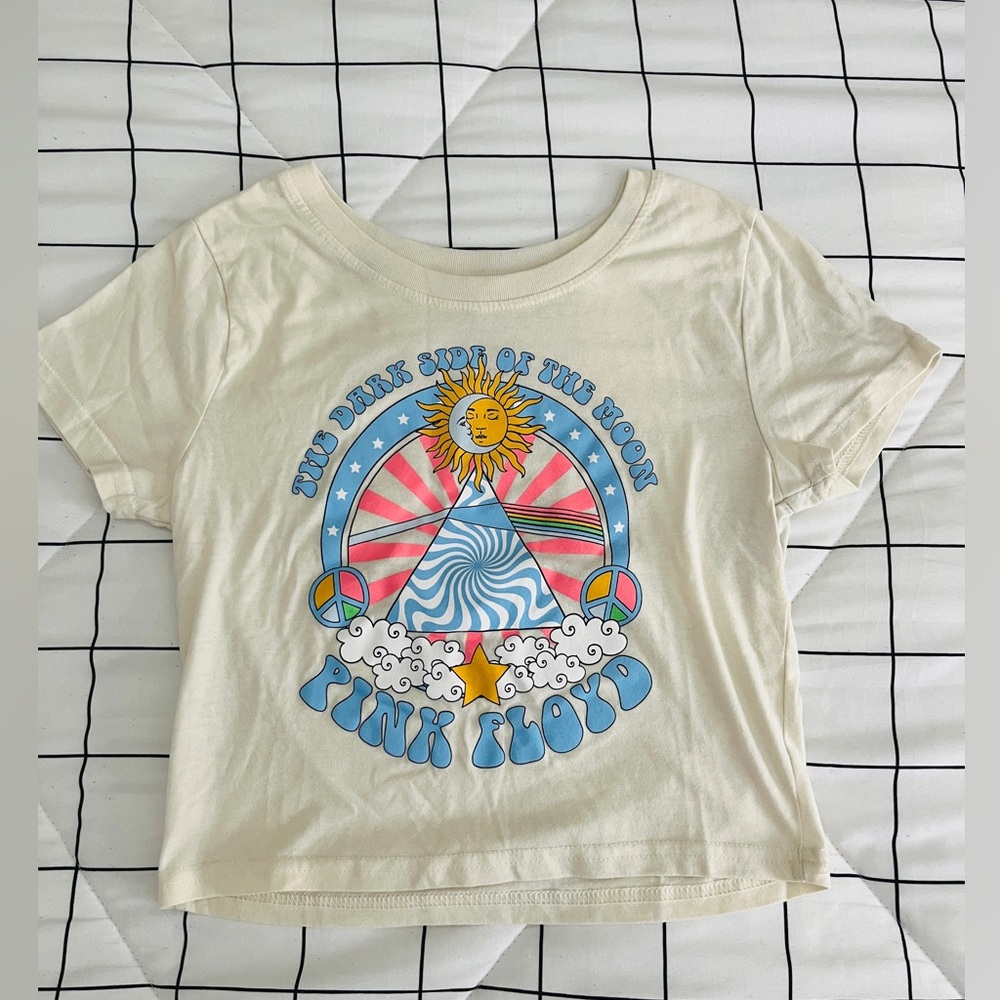 Pink Floyd Cropped T-Shirt - Size M
